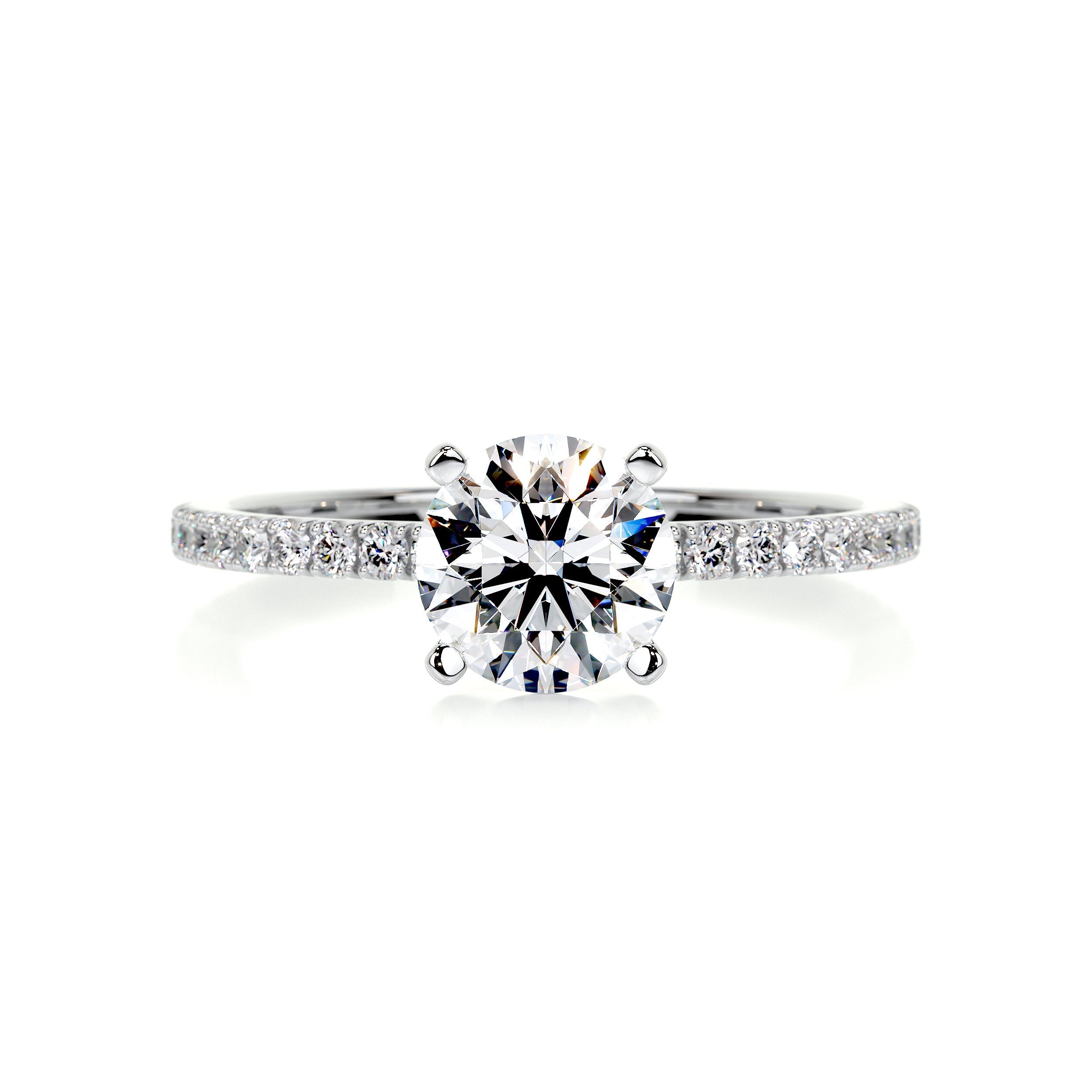 Stephanie Diamond Engagement Ring -14K White Gold (RTS)、mySite、hinf8tx79