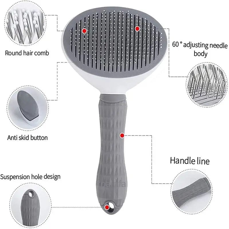 Pet Grooming Brushes for Dogs and Cats Anti-Shedding Rakes、mySite、g9winljtr