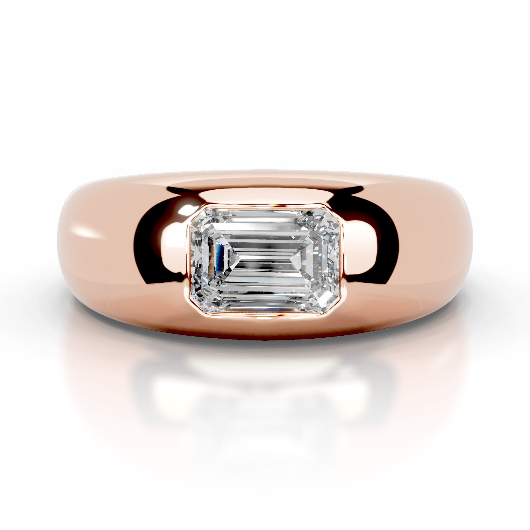 Amari Diamond Engagement Ring (1 Carat) -14K Rose Gold、mySite、hinf8tx79