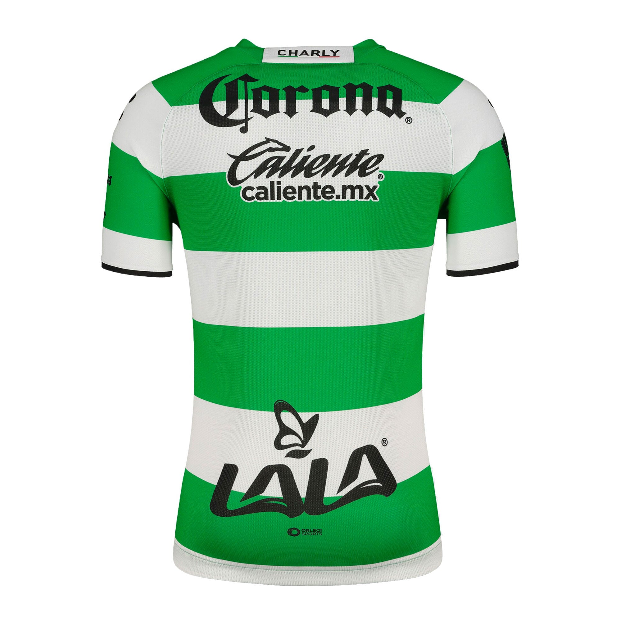 Charly Men's Santos Laguna 2022/23 Authentic Home Jersey Green/White、mySite、bottomscart