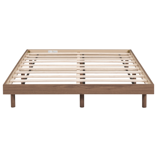 Modern Design Full Floating Platform Bed Frame for White Washed Color、、xpatfood