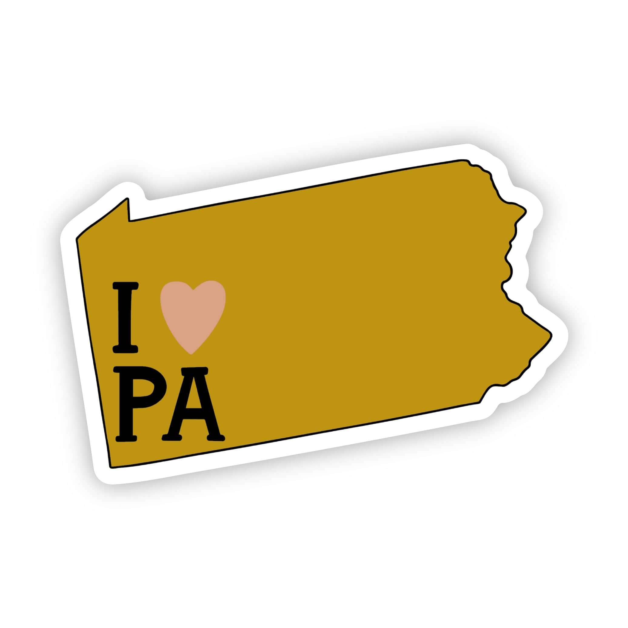  I Love Pennsylvania Sticker、mySite、ghnorth