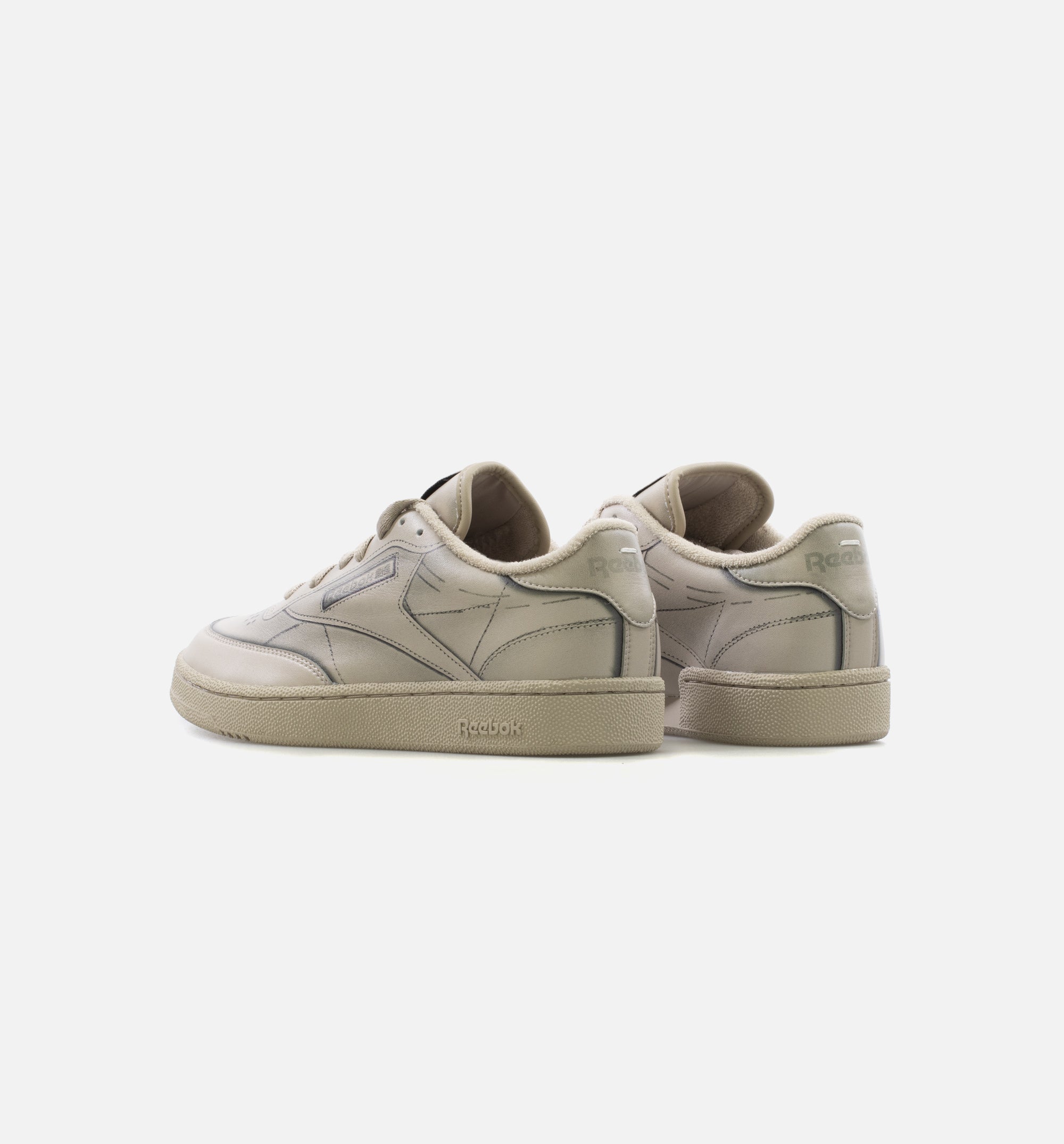 Maison Margiela Club C Trompe Mend Lifestyle Shoe - Tan/Tan、mySite、dreamappss