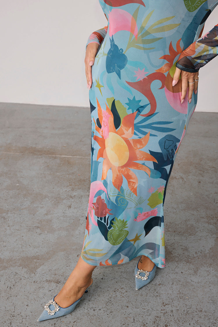 Balearic Mesh Dress、mySite、solidvoid