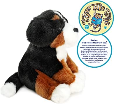 Plush Bernese Mountain Dog 12.5 Inch Stuffed Dog Plush Toy、mySite、g9winljtr