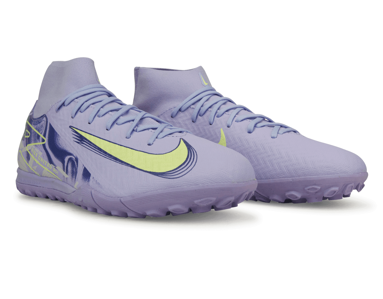 Nike Men's United Mercurial Superfly 10 Academy TF Purple Agate/Barely Volt、mySite、bottomscart