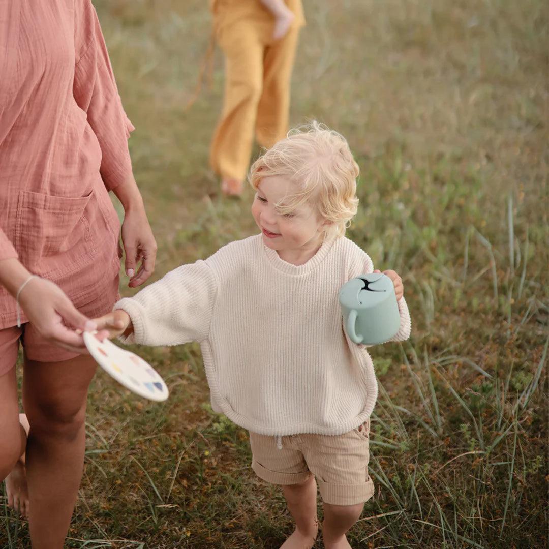  Mushie Snack Cups - Cambridge Blue、mySite、merchandisen