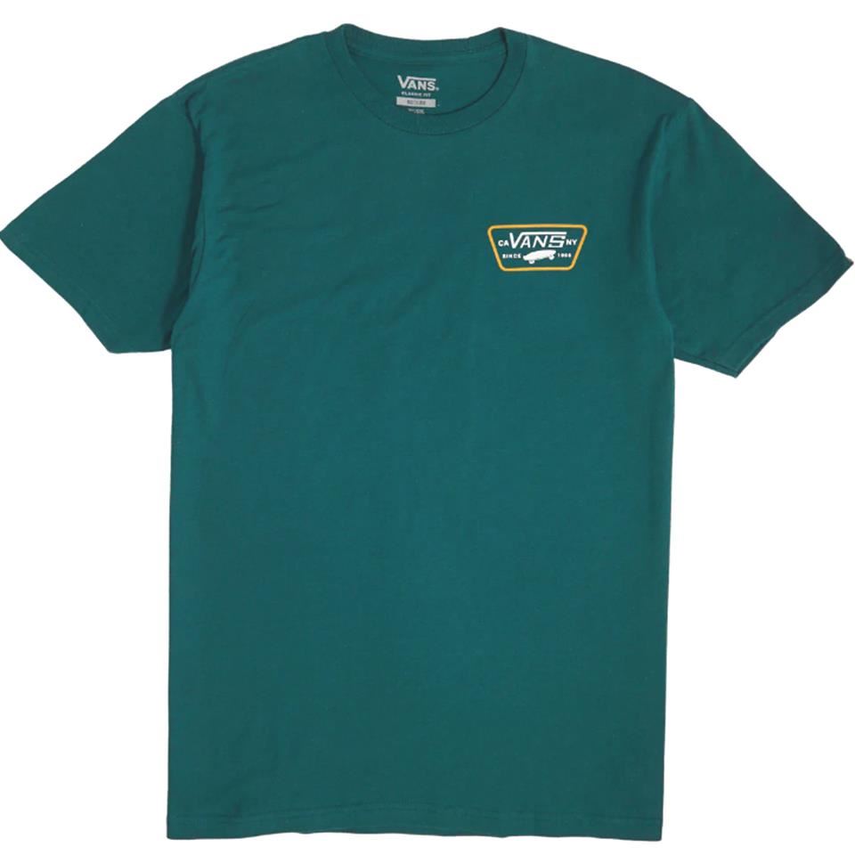  Vans Full Patch Back T-Shirt - Deep Teal/White、mySite、merchandisen