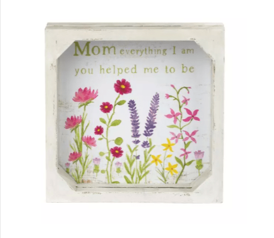 Framed Box Sign Gift for Mom by Blossom Bucket*、mySite、g9winljtr