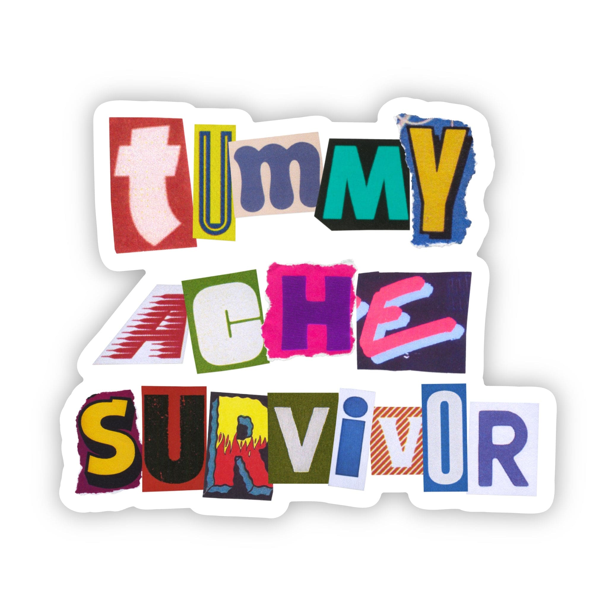  Tummy Ache Survivor Sticker、mySite、elrpsem3k