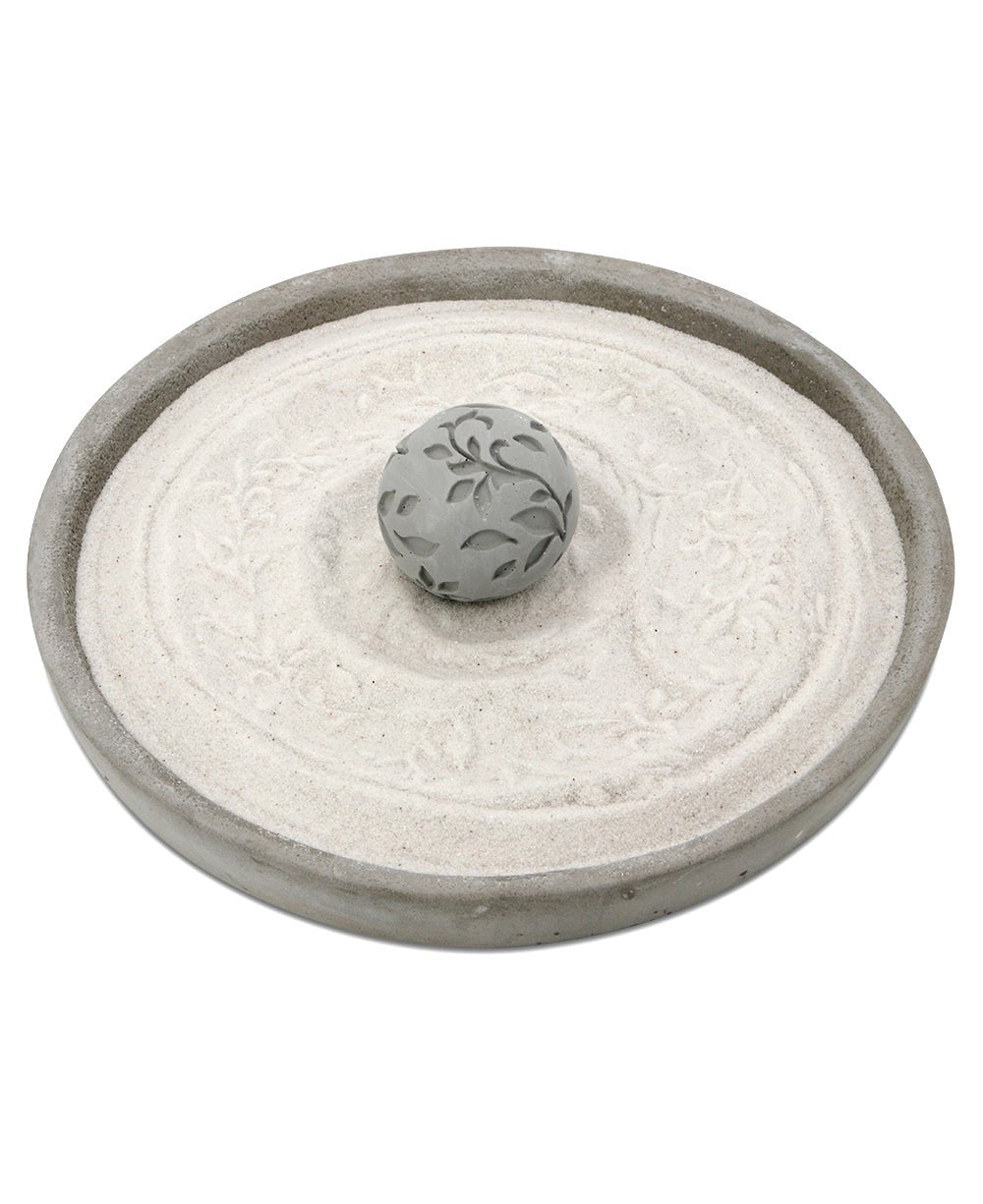 Minimalist Floral Orb Cast Stone Zen Garden、mySite、topwebapps