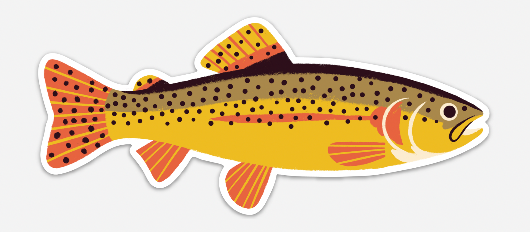 Native Trout Sticker、mySite、solidvoid