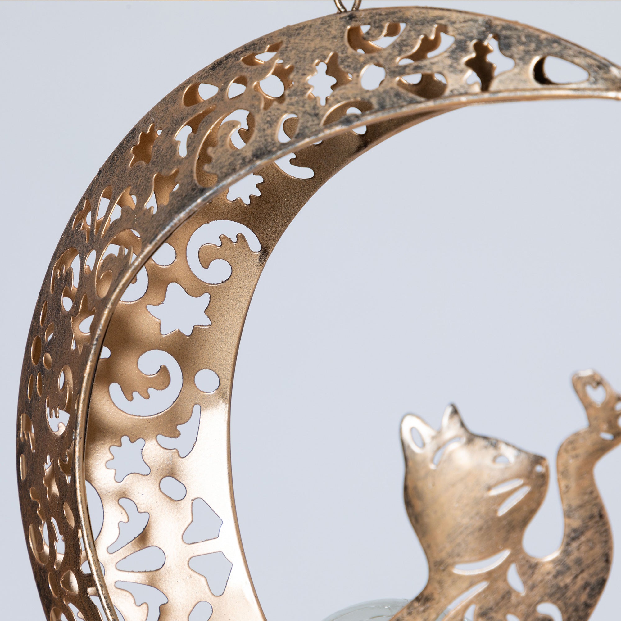 Pet Crescent Moon Solar Wind Chime、mySite、camillekostekn