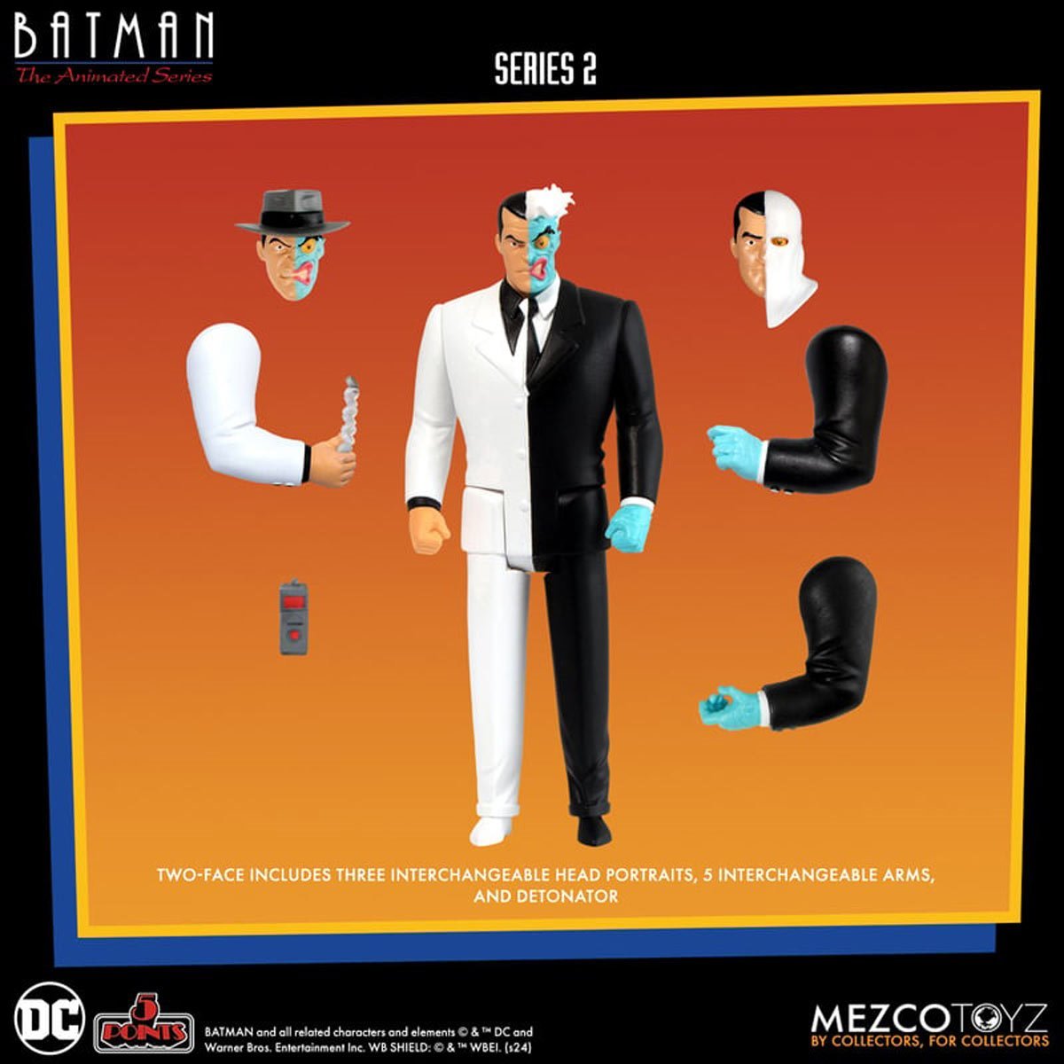 Mezco 5 Points Batman: The Animated Series Volume 2 Deluxe Set of 4、mySite、hgirdovlk