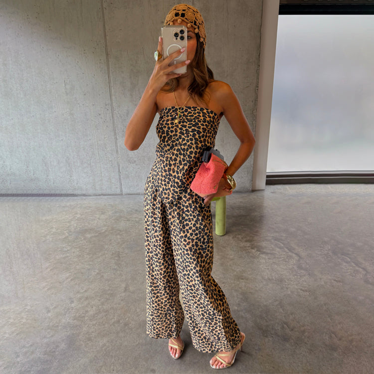 Lucia Leopard Elissa Trousers Petite、mySite、solidvoid