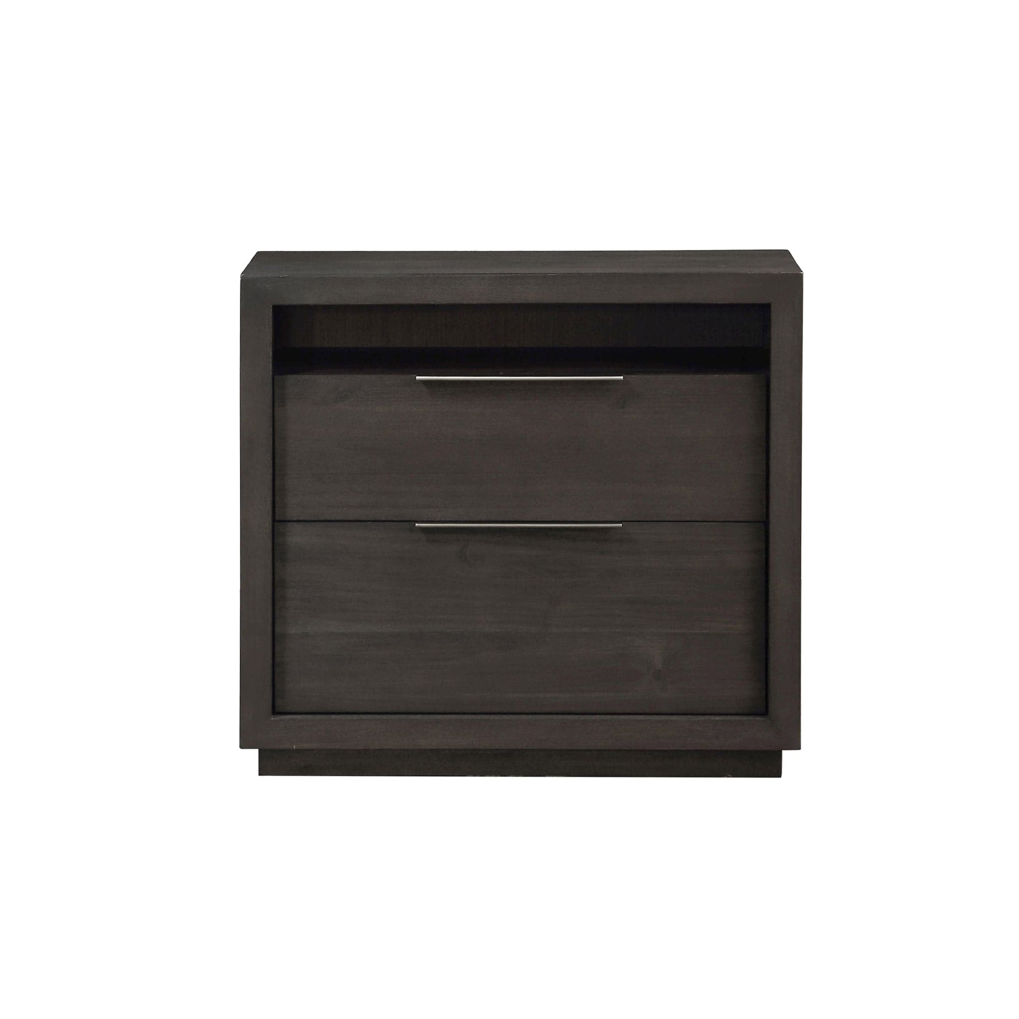 Oxford 2 Drawer Nightstand with Shelf、mySite、neckold