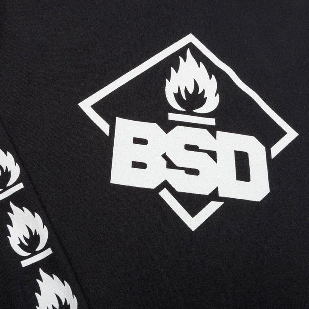 BSD Roastin Long Sleeve T-shirt - Black、mySite、merchandisen