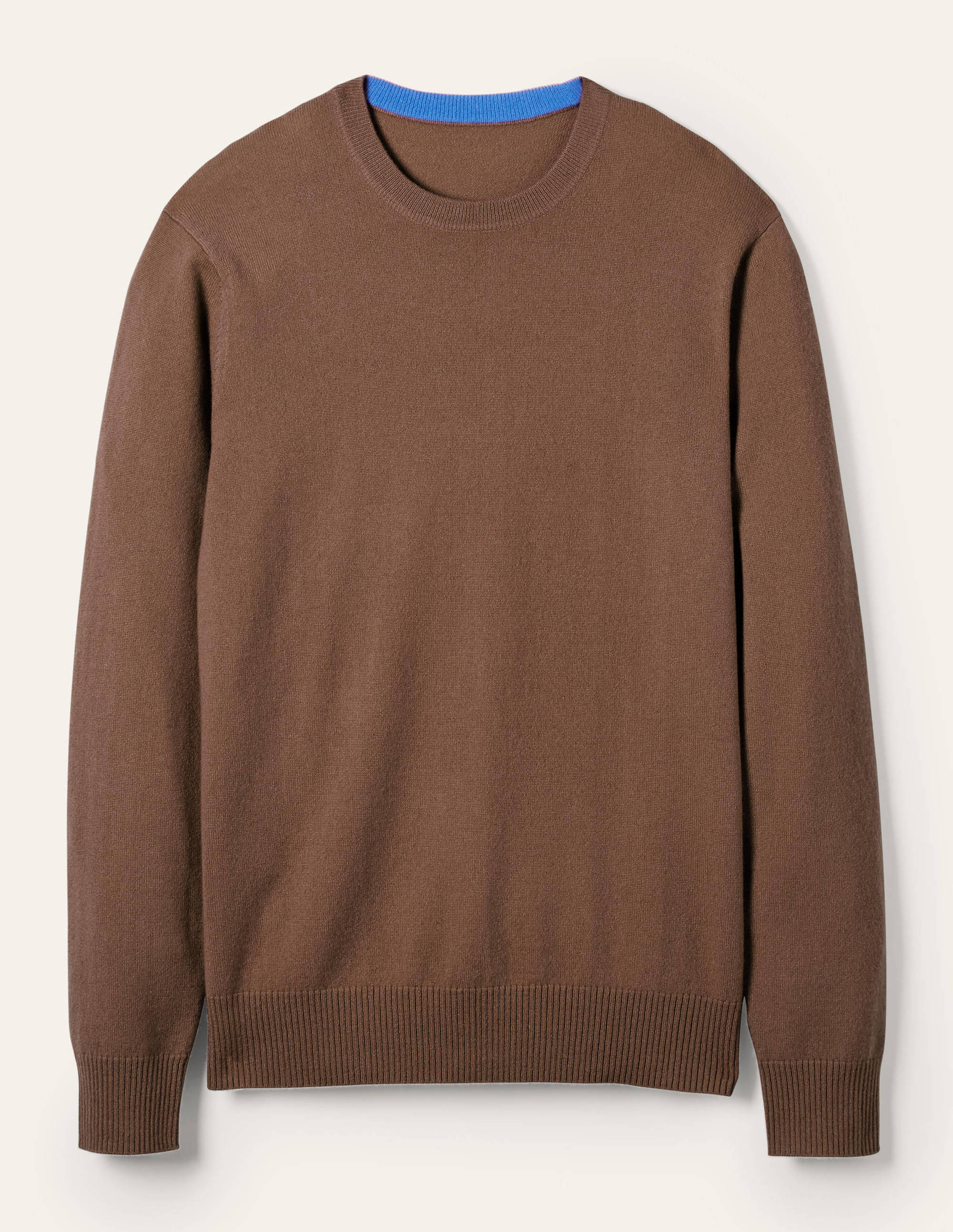 Cashmere Crew Neck Sweater-Cacao、mySite、ashleygrahame