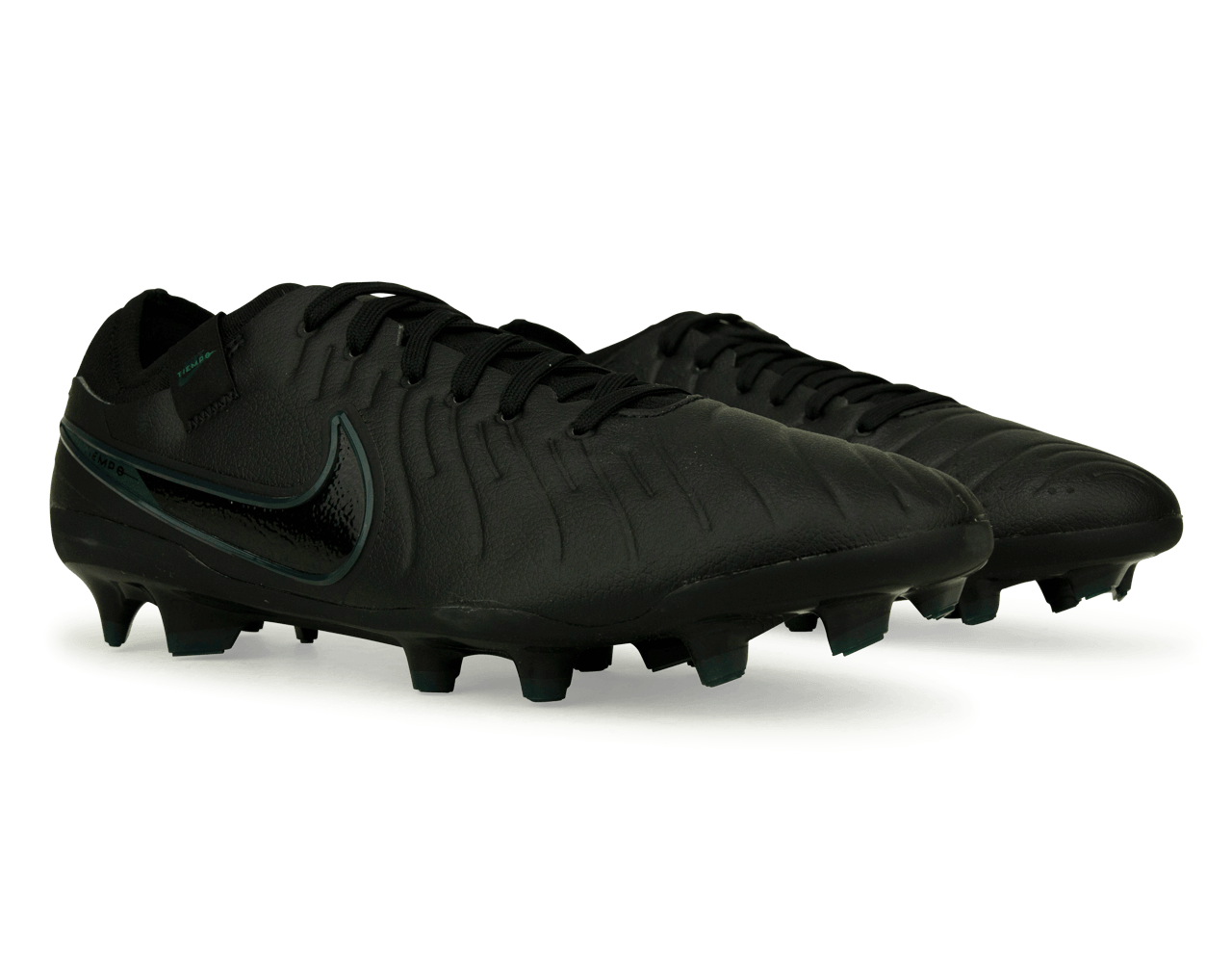 Nike Men's Tiempo Legend 10 Pro FG Black/Deep Jungle、mySite、noshort
