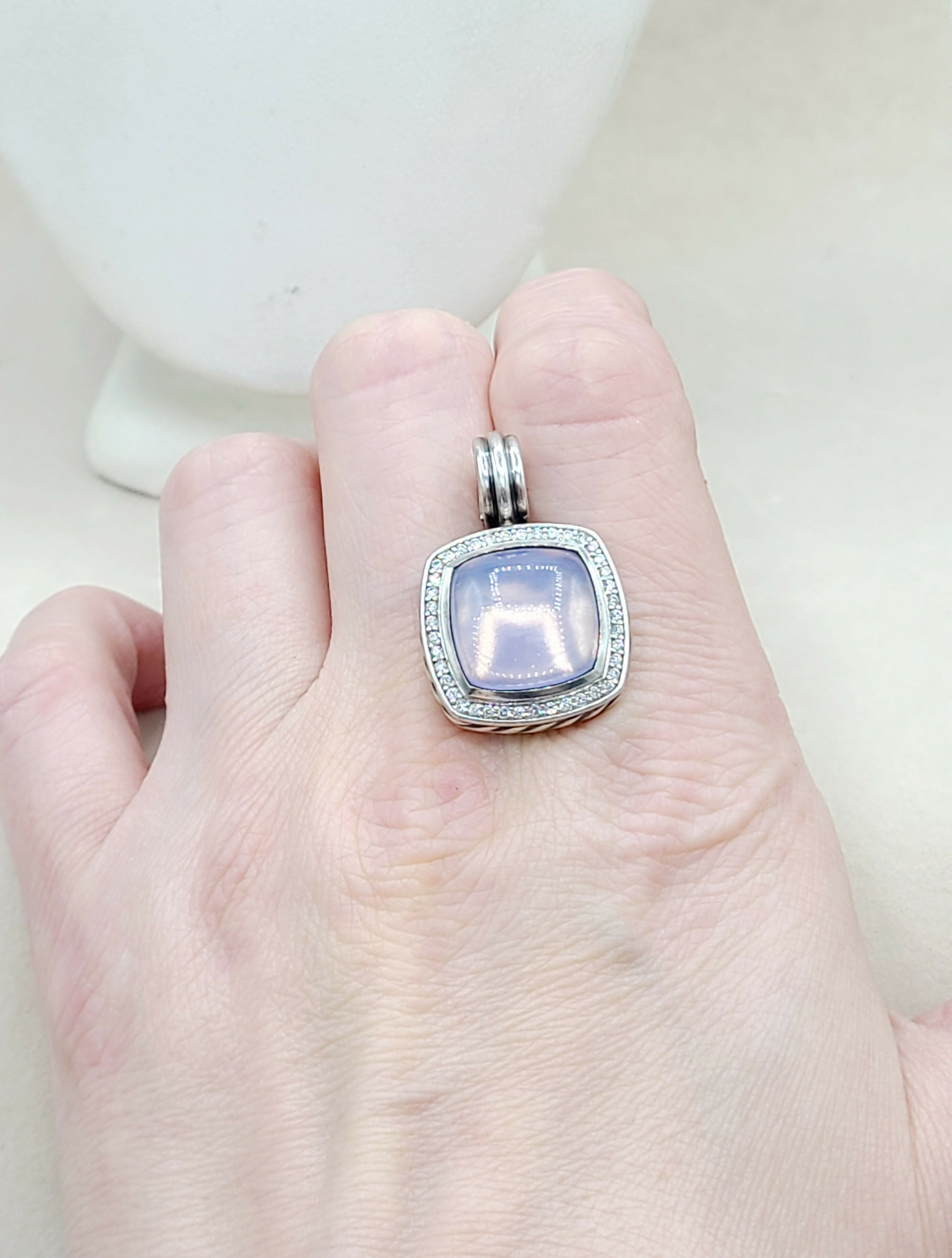 David Yurman Albion Pendant 14mm Lavender Moon Quartz、mySite、hinf8tx79