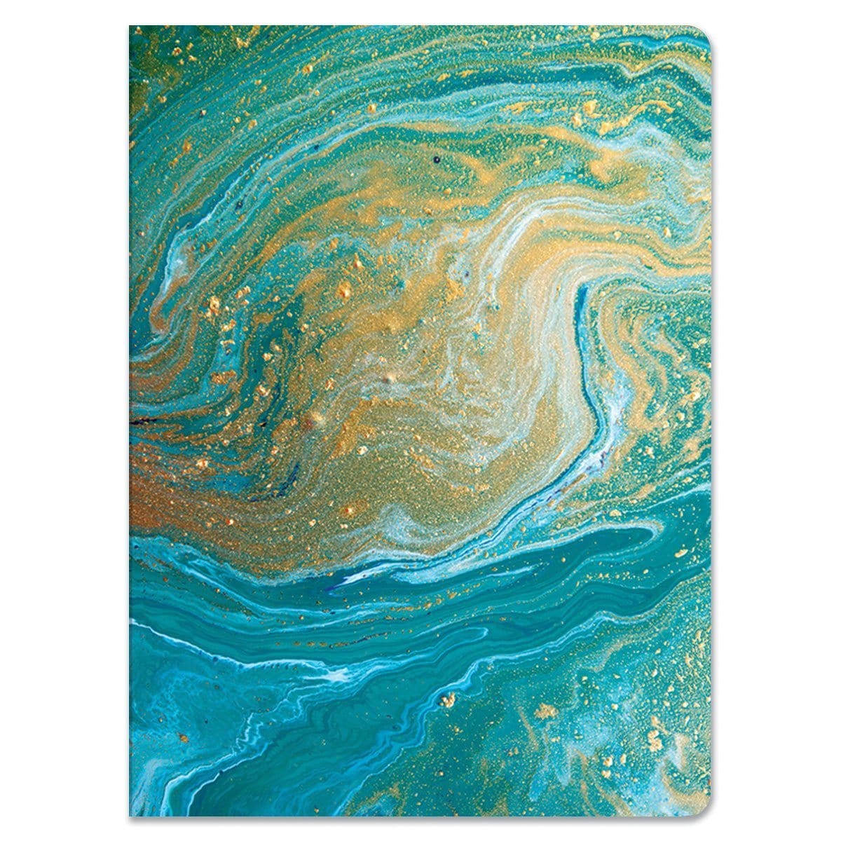  Journal Notebook - Teal Marble Softcover、mySite、ghnorth
