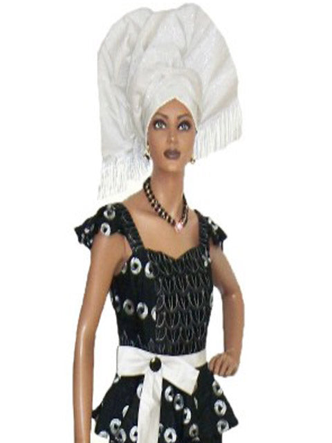 Black and Silver African Lace Top for Women、mySite、solidvoid