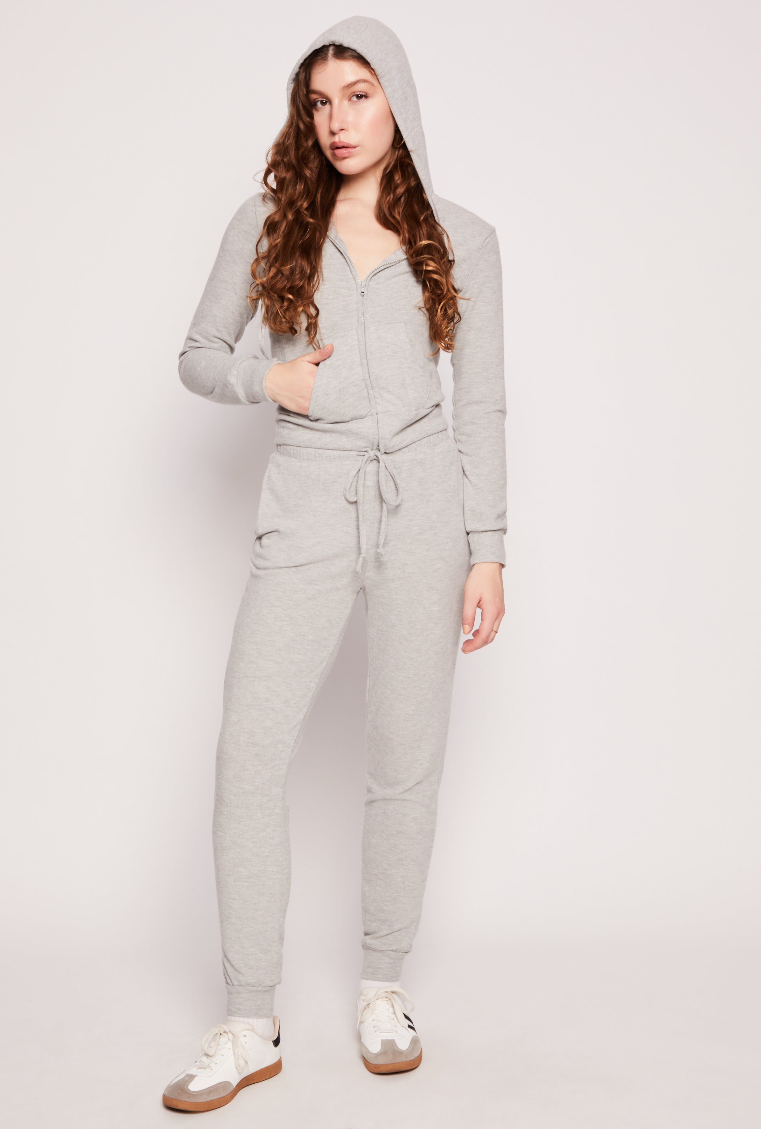 Daisy Brushed Knit Zip Front Hoodie、mySite、camillekostekn