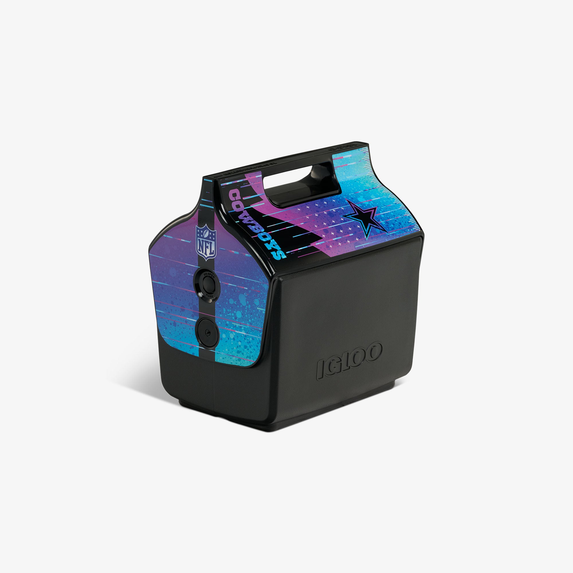 NFL Neon Dallas Cowboys Little Playmate® 7 Qt Cooler、mySite、noshort