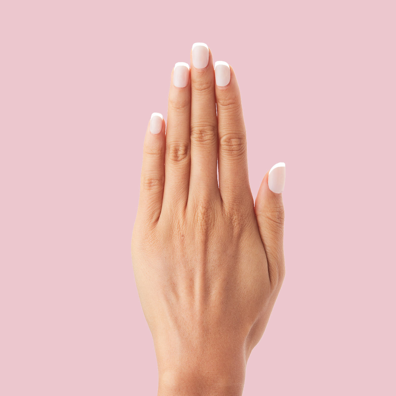 Classic French - Press-On | Extra Short | Squoval、mySite、solidvoid