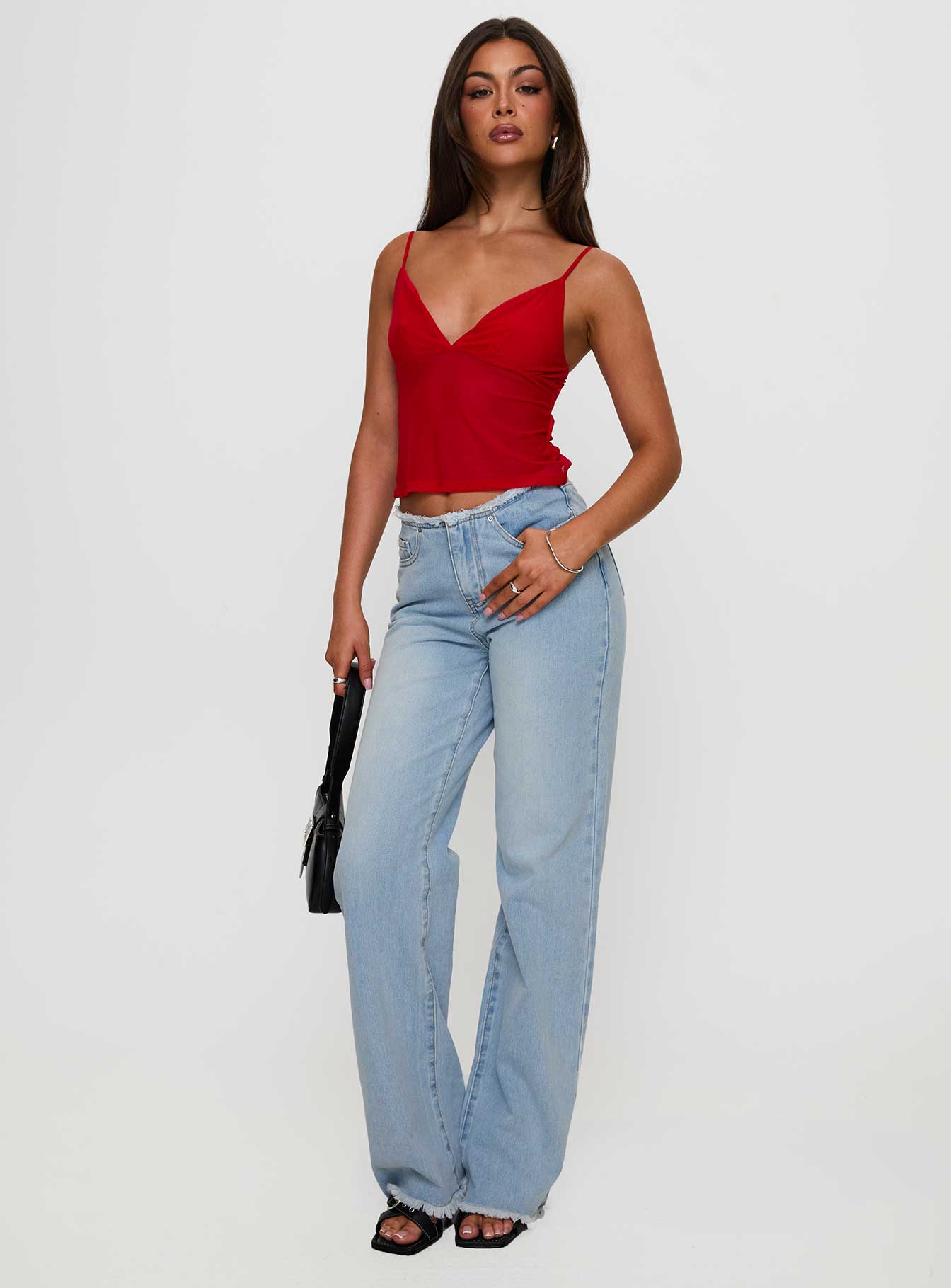 Hawke Frayed Jeans Mid Blue、mySite、solidvoid