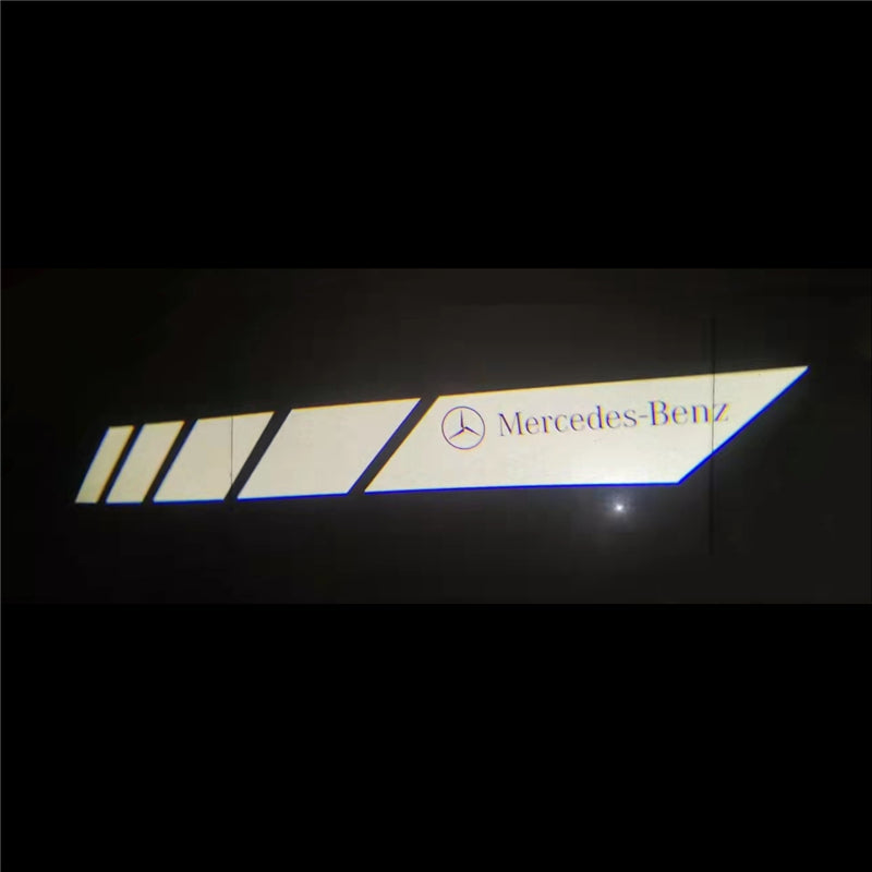 2x Mercedes-Benz Rectangle MIRROR LIGHT (PLUG&PLAY) 5 logos、mySite、nflplayoffbracketp