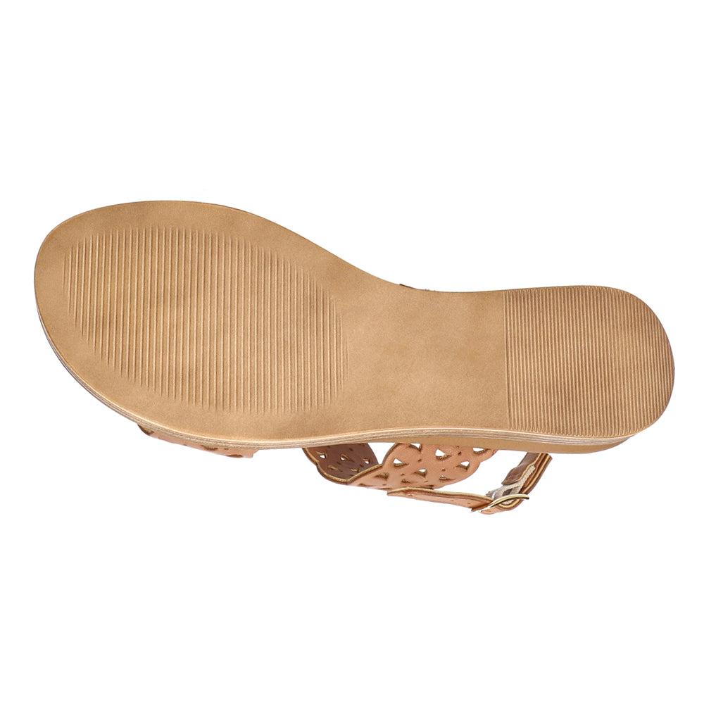 Zoe-Italy Cut Out Slingback Wedge Sandals、mySite、gtrtttuynbv