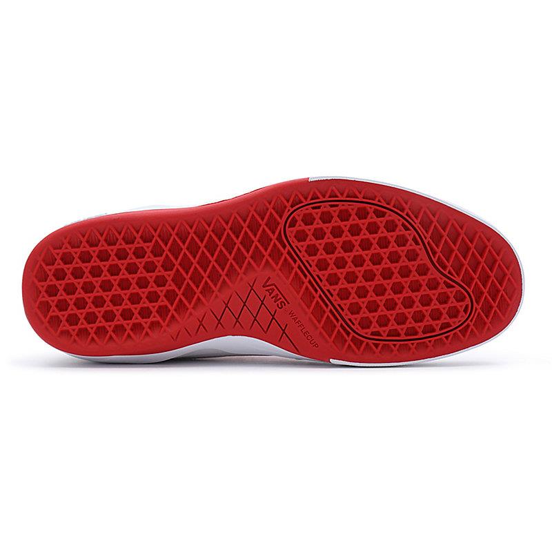  Vans Leather Wayvee - True White/Red、mySite、merchandisen