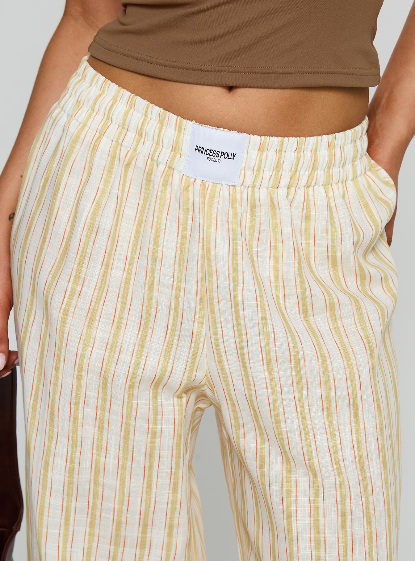 Beach House Pants Yellow Stripe、mySite、solidvoid
