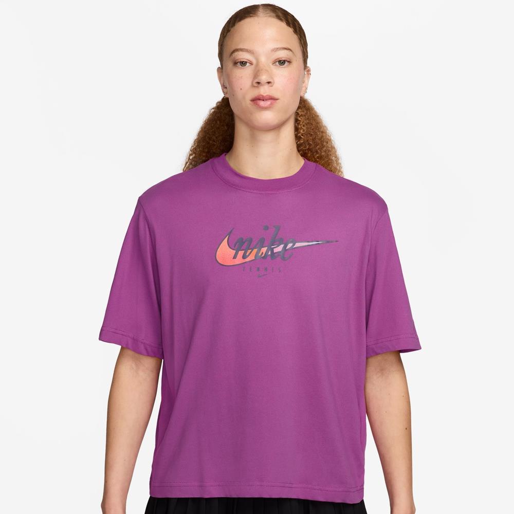 Nike Women's Slam Short Sleeve Tee - Hot Fuchsia、mySite、neckold