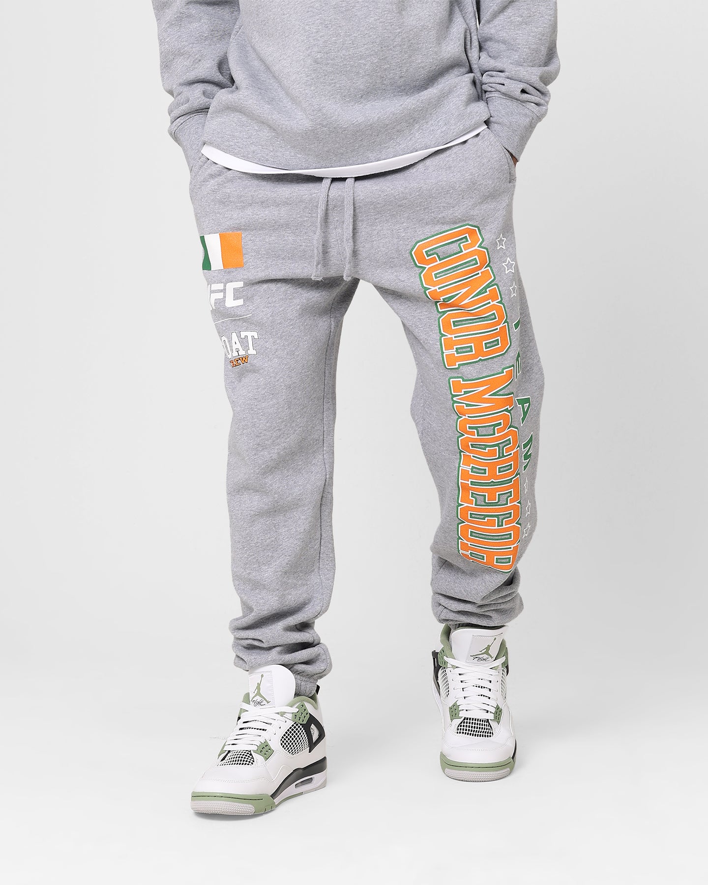 Goat Crew X UFC Conor McGregor Team McGregor Sweatpants Grey、mySite、zt4zffjzw