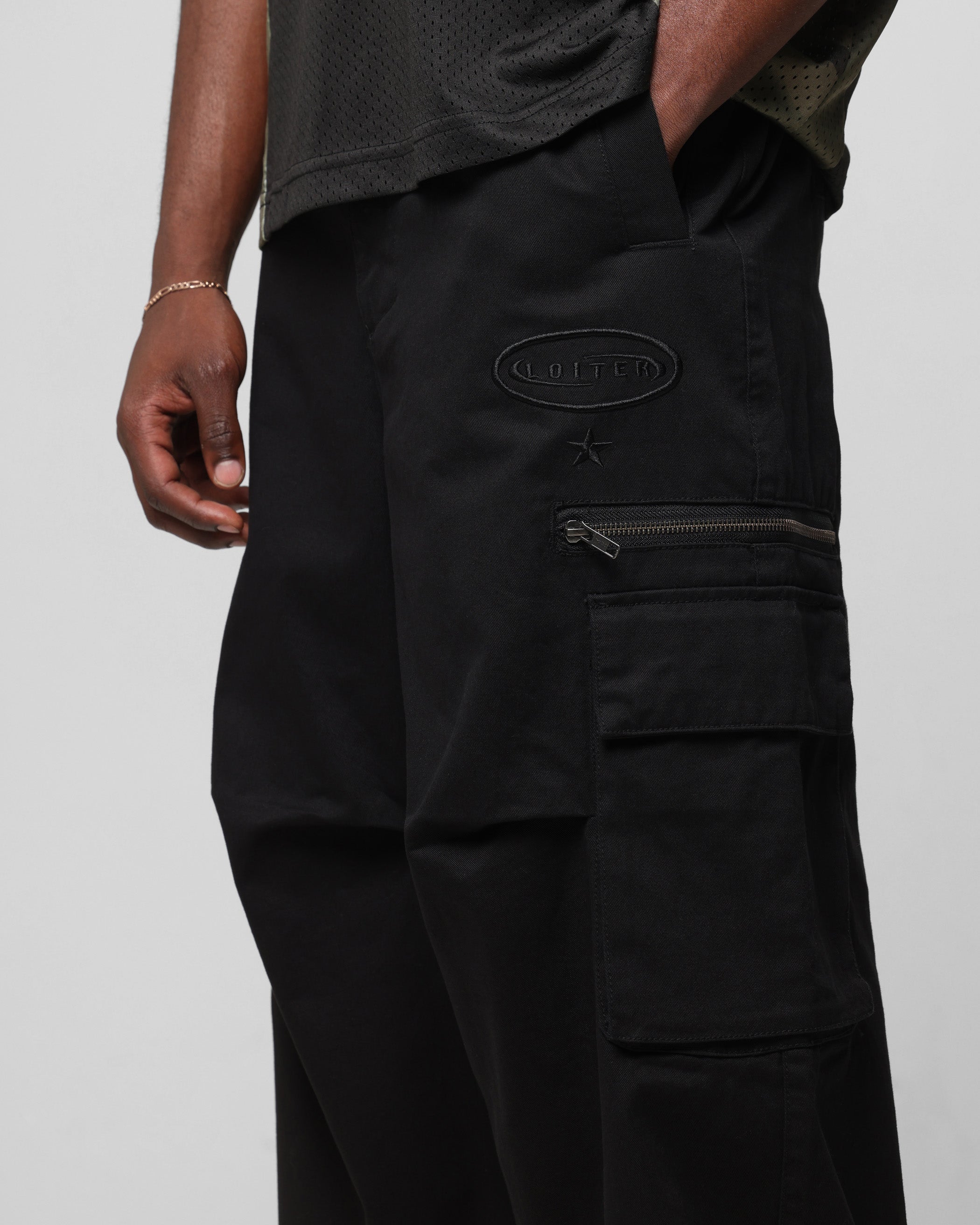 Loiter Shadow Cargo Pants Black、mySite、zt4zffjzw