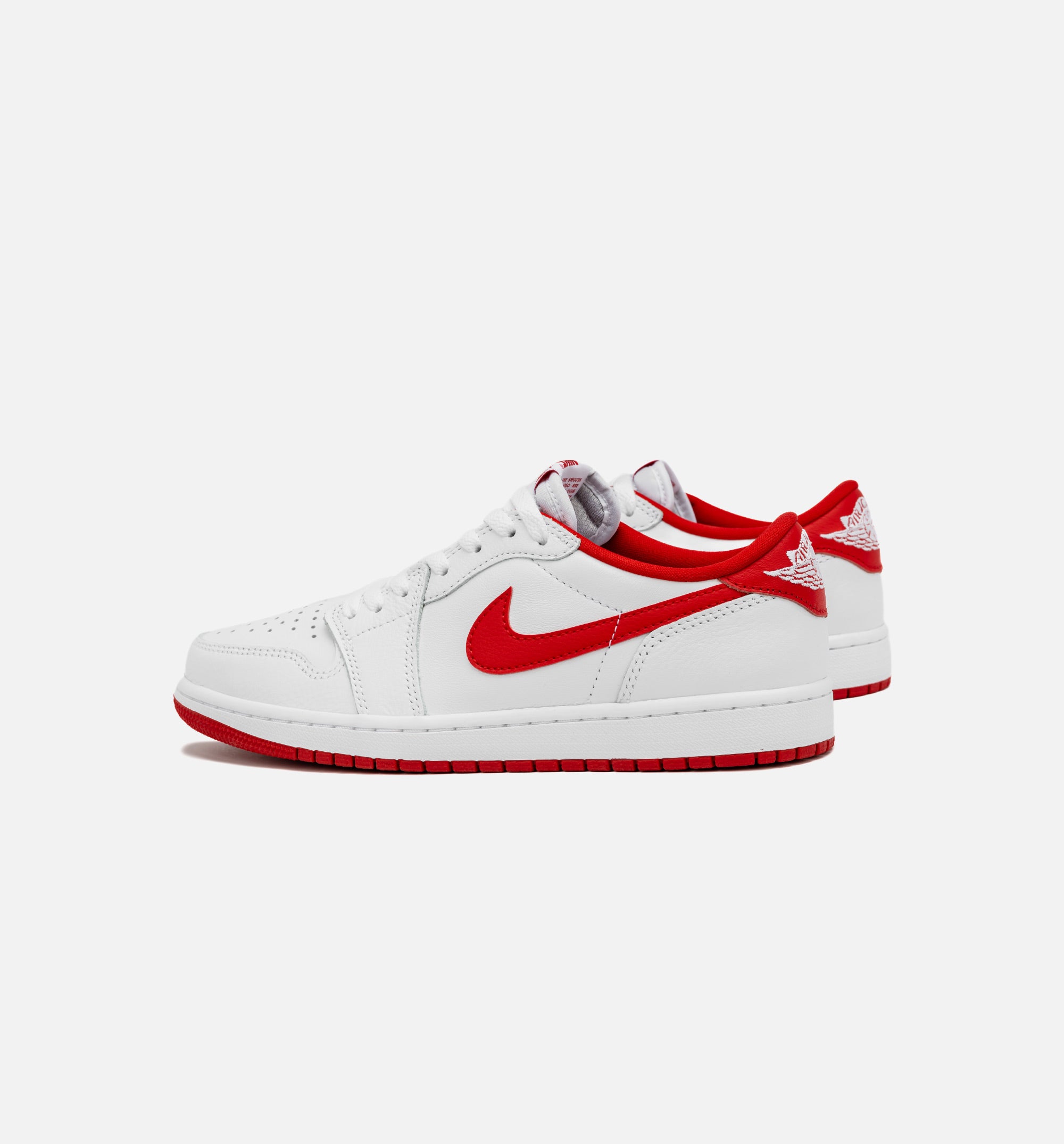 Air Jordan 1 Retro Low OG University Red Mens Lifestyle Shoe - White/Red、mySite、dreamappss