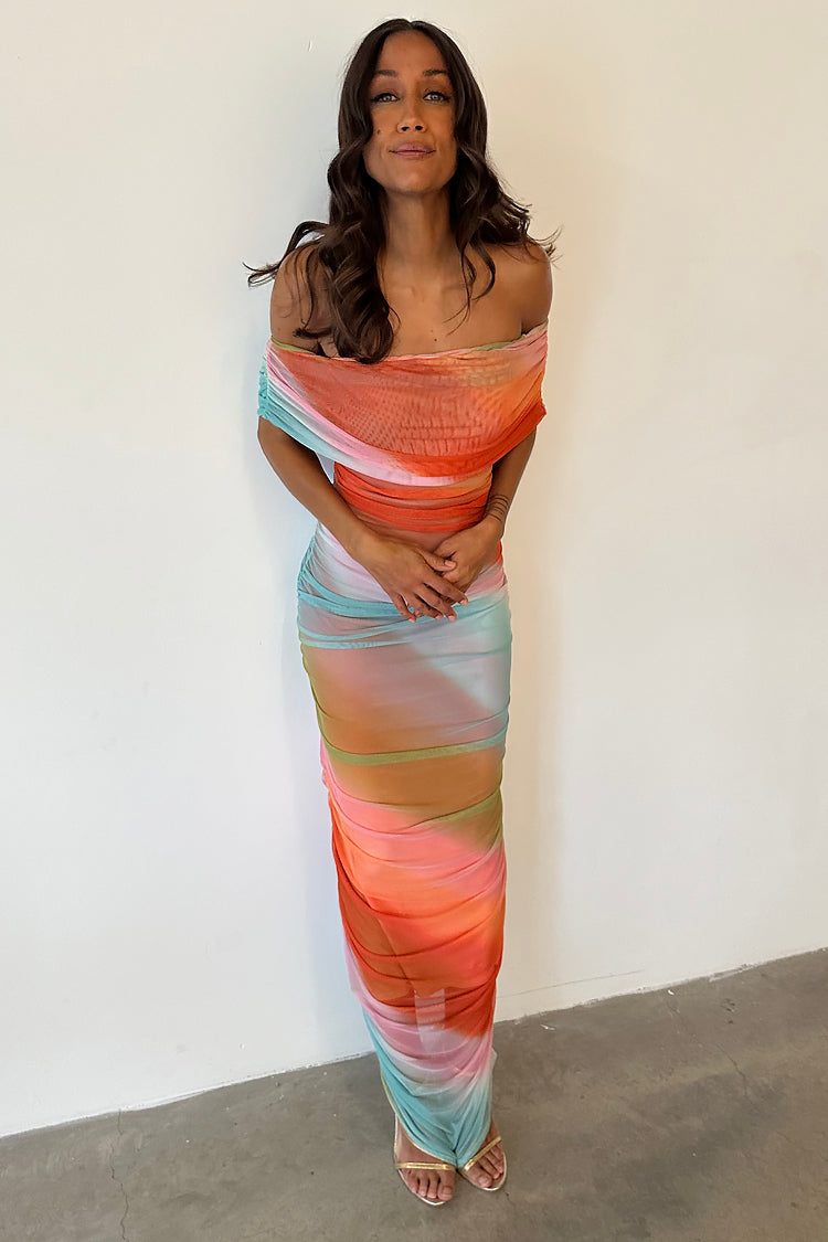 Summer Ombre Mesh Dress、mySite、solidvoid