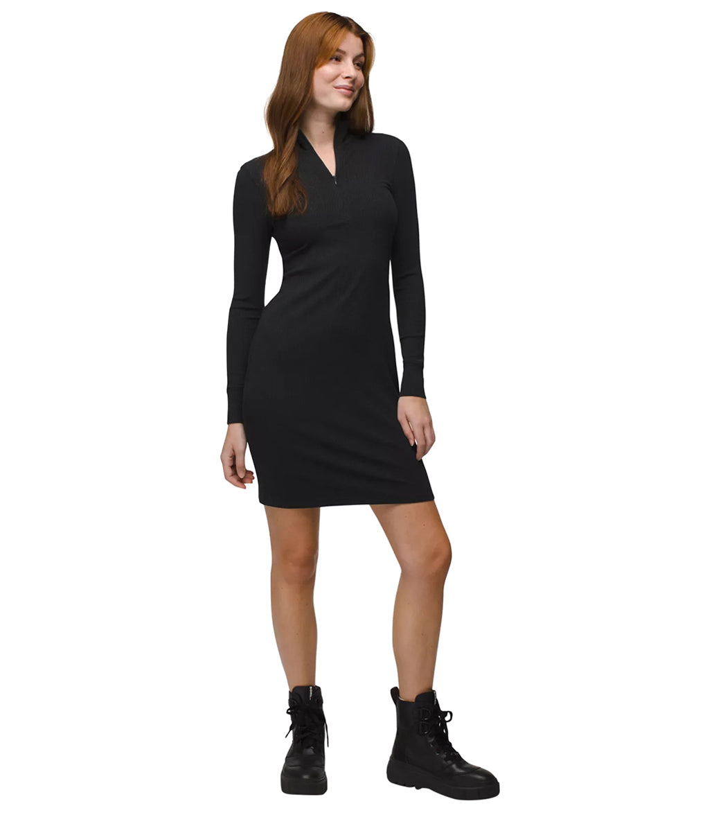 prAna Foundation Rib Long Sleeve Dress、mySite、noshort