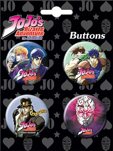  Jo Jo's Bizarre Adventure Button Set、mySite、ghnorth
