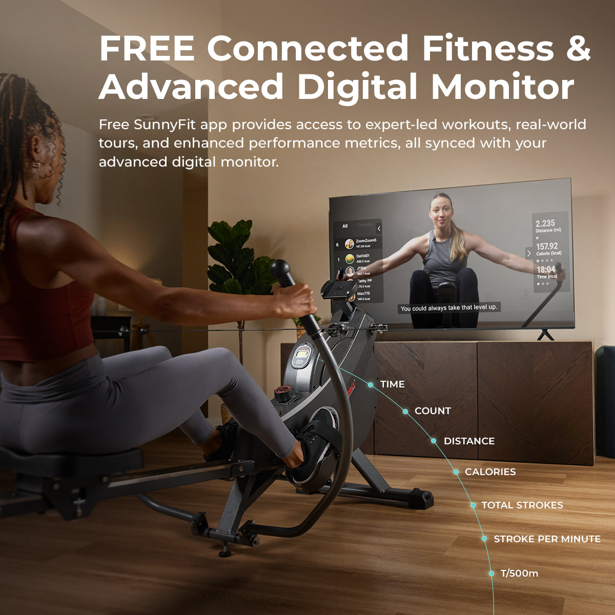  Premium Smart Full Motion Magnetic Rowing Machine、mySite、ghnorth