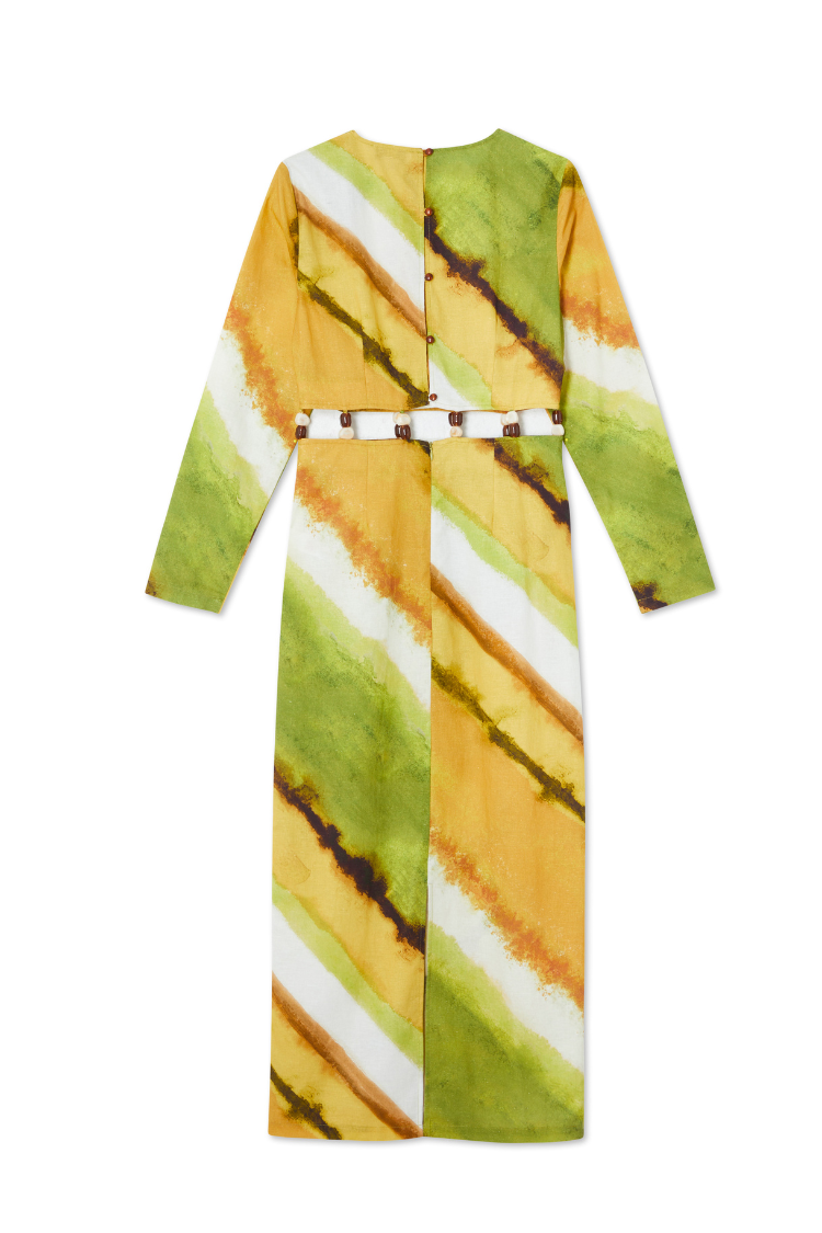 Green Ombre Alba Dress、mySite、solidvoid