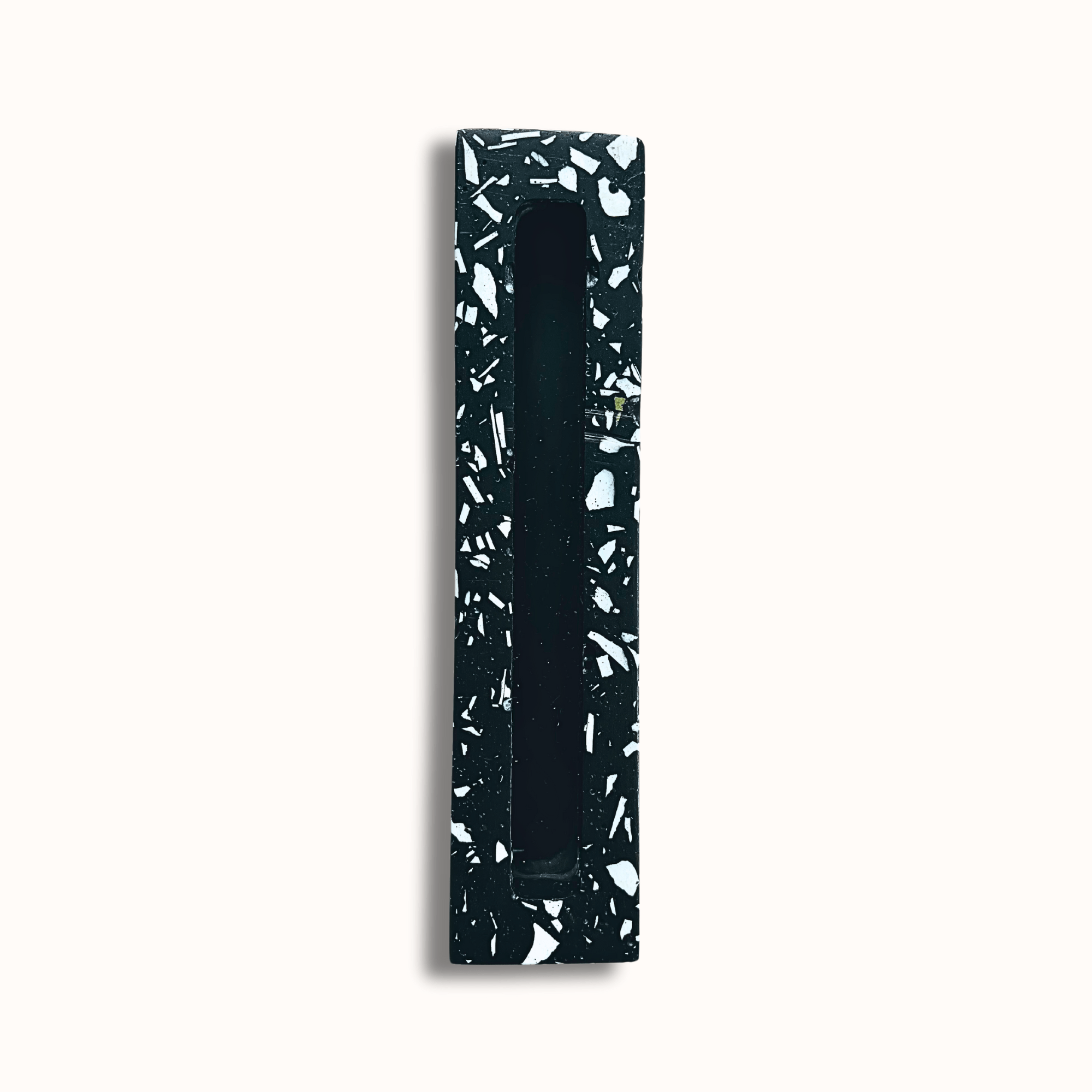 Starry Night Black and White Terrazzo Mezuzah、mySite、topwebapps