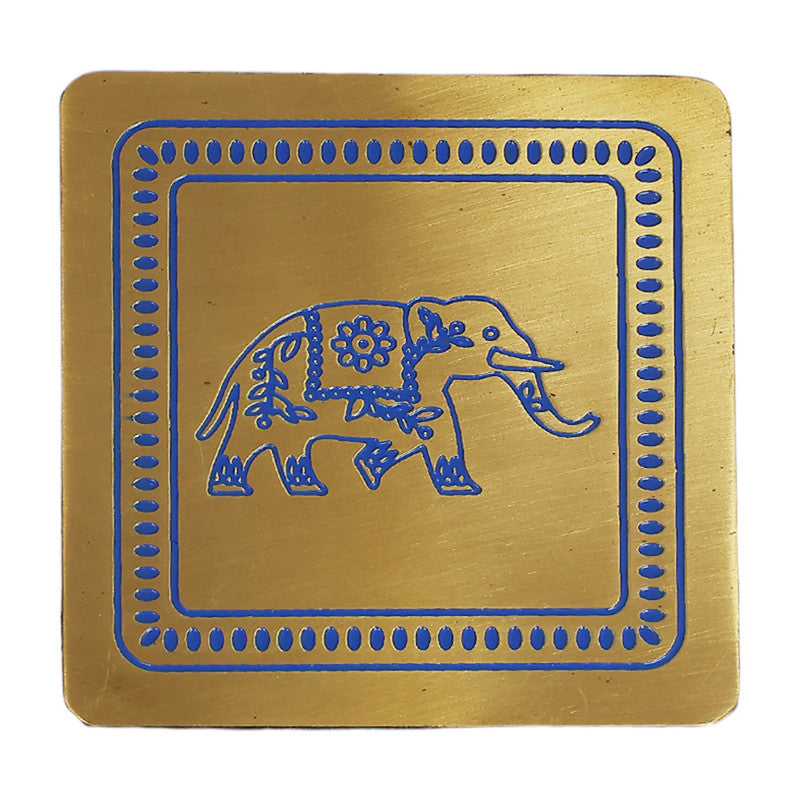 Brass Kunjar Coasters | Set of 4、mySite、camillekostekn