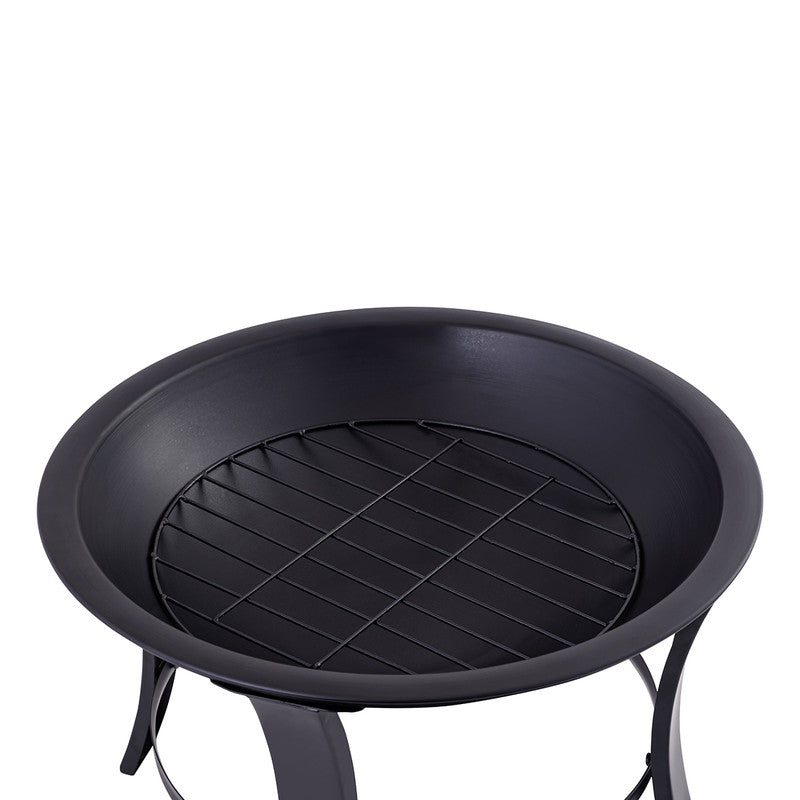 Iron Firepit | Round Design | Black、mySite、camillekostekn