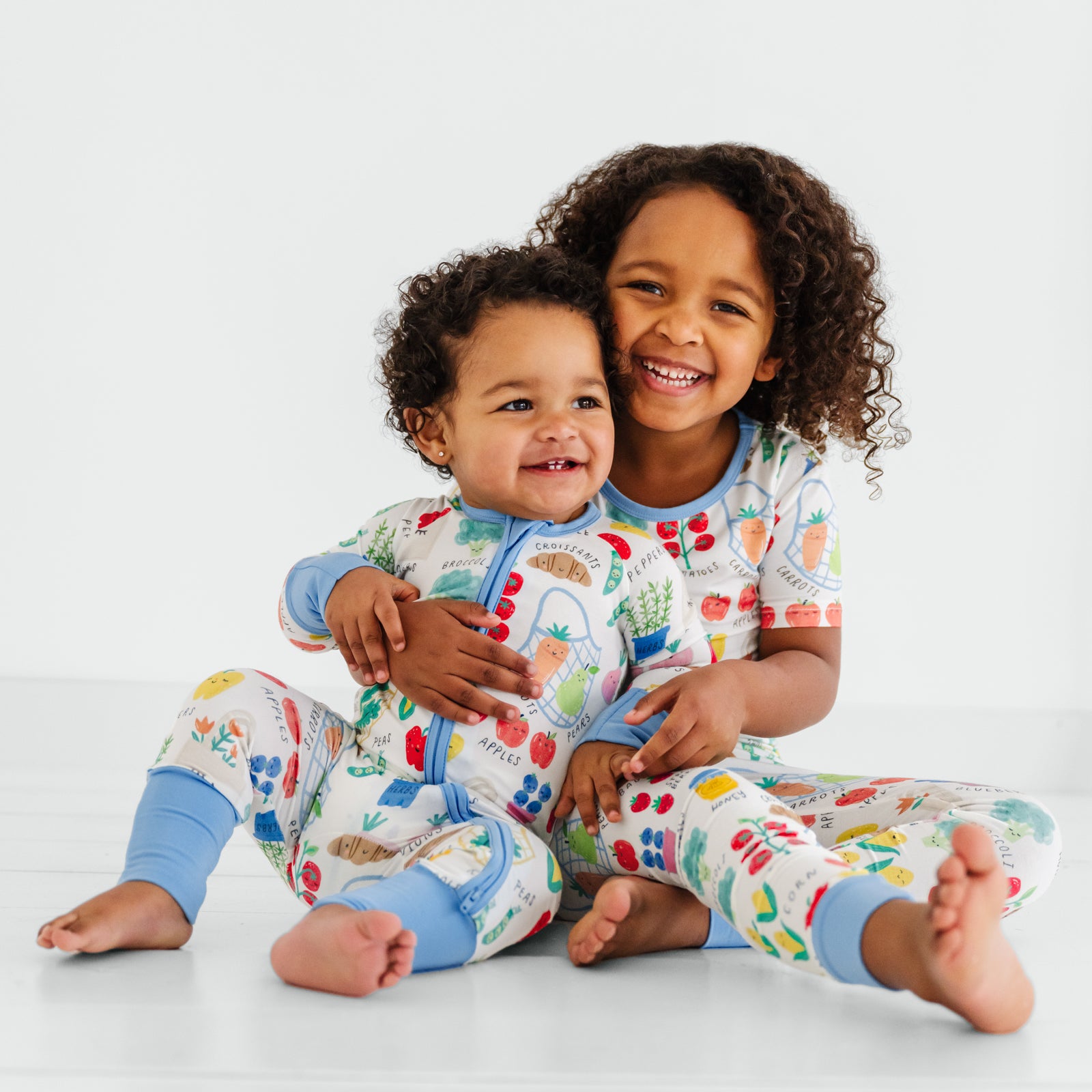 Farmers Market Two-Piece Short Sleeve Pajama Set、mySite、g9winljtr