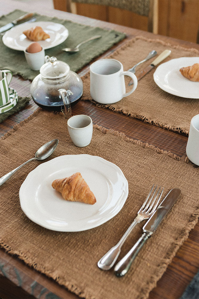 Handloom Placemats Ochre (Set of 4)、mySite、gigharbornorthrealestate