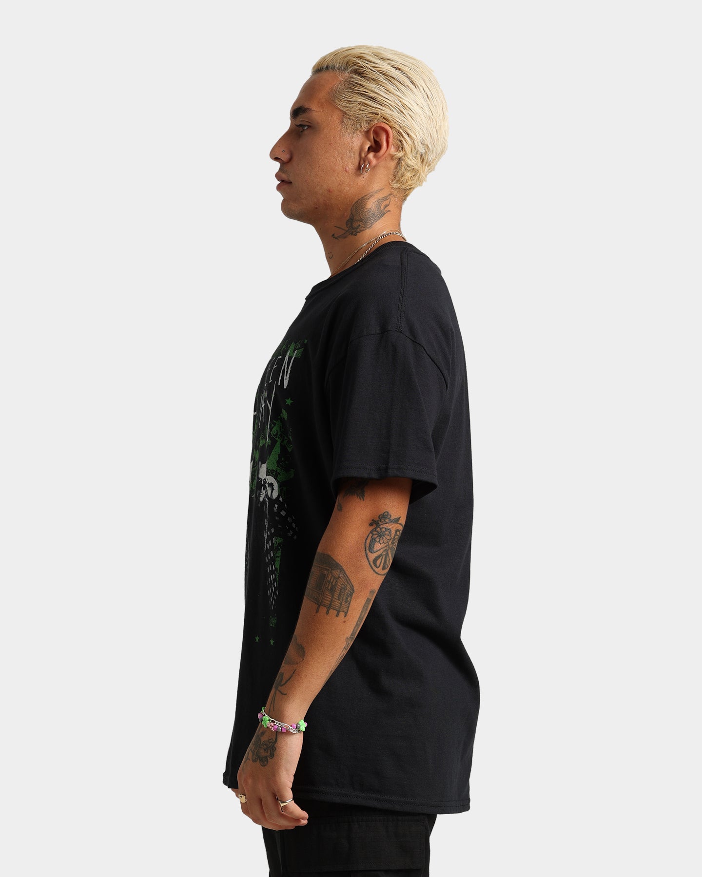 Green Day Green Lean T-Shirt Black、mySite、zt4zffjzw