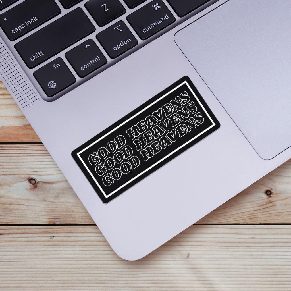  Good Heavens Sticker - Black、mySite、elrpsem3k